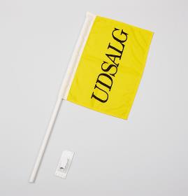 Facadeflag Udsalg - Facadestang 80 cm med udsalgsflag
